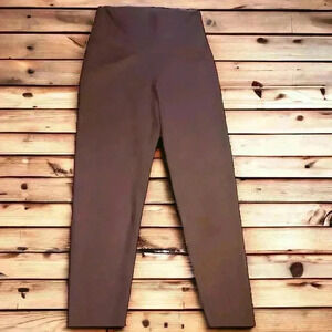 Aerie Women's Size XS Brown High-Waist Silky-Feel Full-Length Leggings.